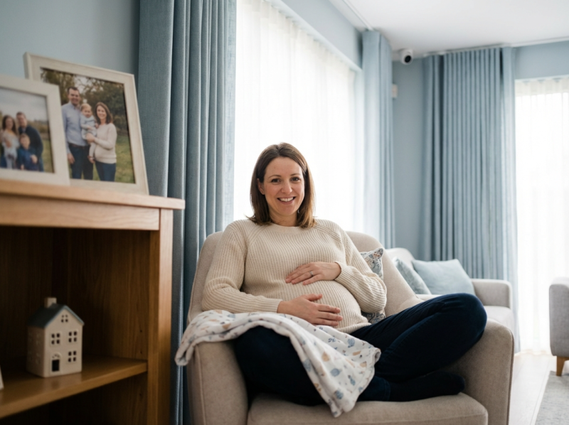 Sage-femme libérale à domicile avec bébé