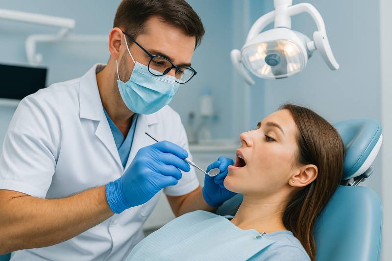 Couverture d'un chirurgien dentiste libéral en arrêt de travail